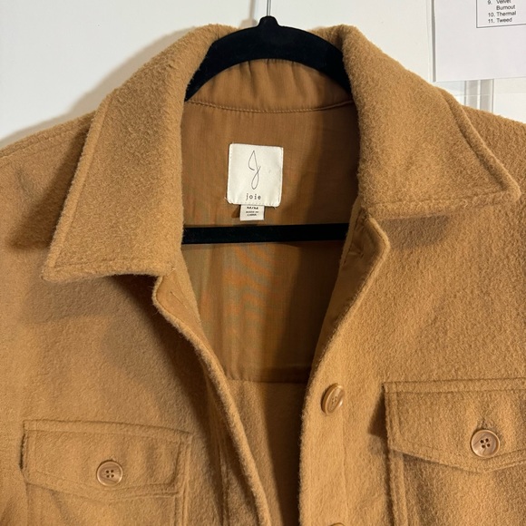 Joie Minimalist Button Down Casual Coat Jacket - Picture 5 of 8